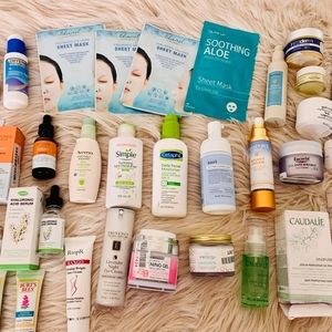 lot great variety of skin care products